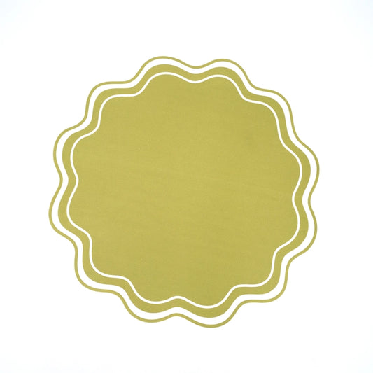 Wavy Scallop Paper Placemats