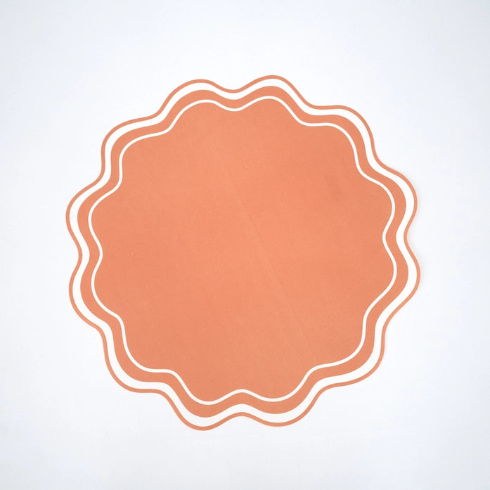 Wavy Scallop Paper Placemats