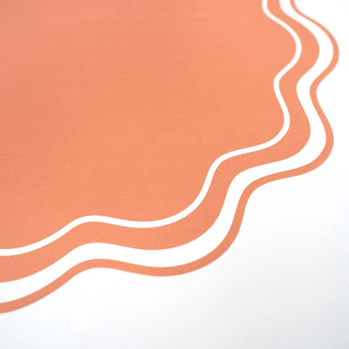 Wavy Scallop Paper Placemats