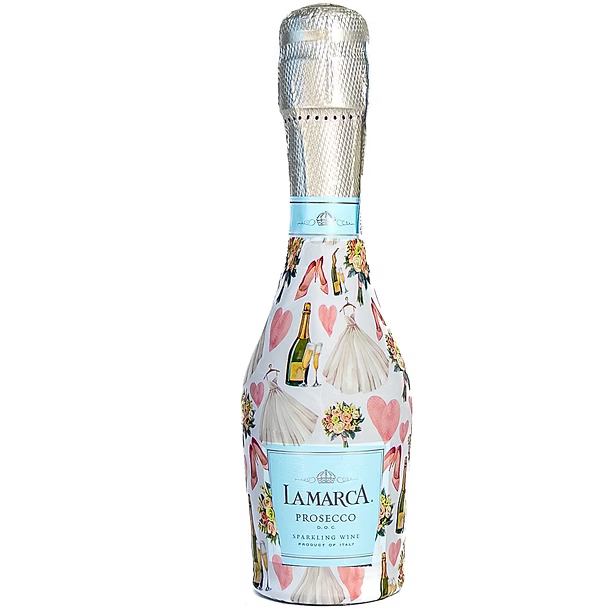 Beau Bottles Mini Prosecco Wrap Set – Wedding Romance