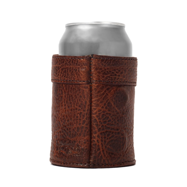 Campaign Leather Can Koozie