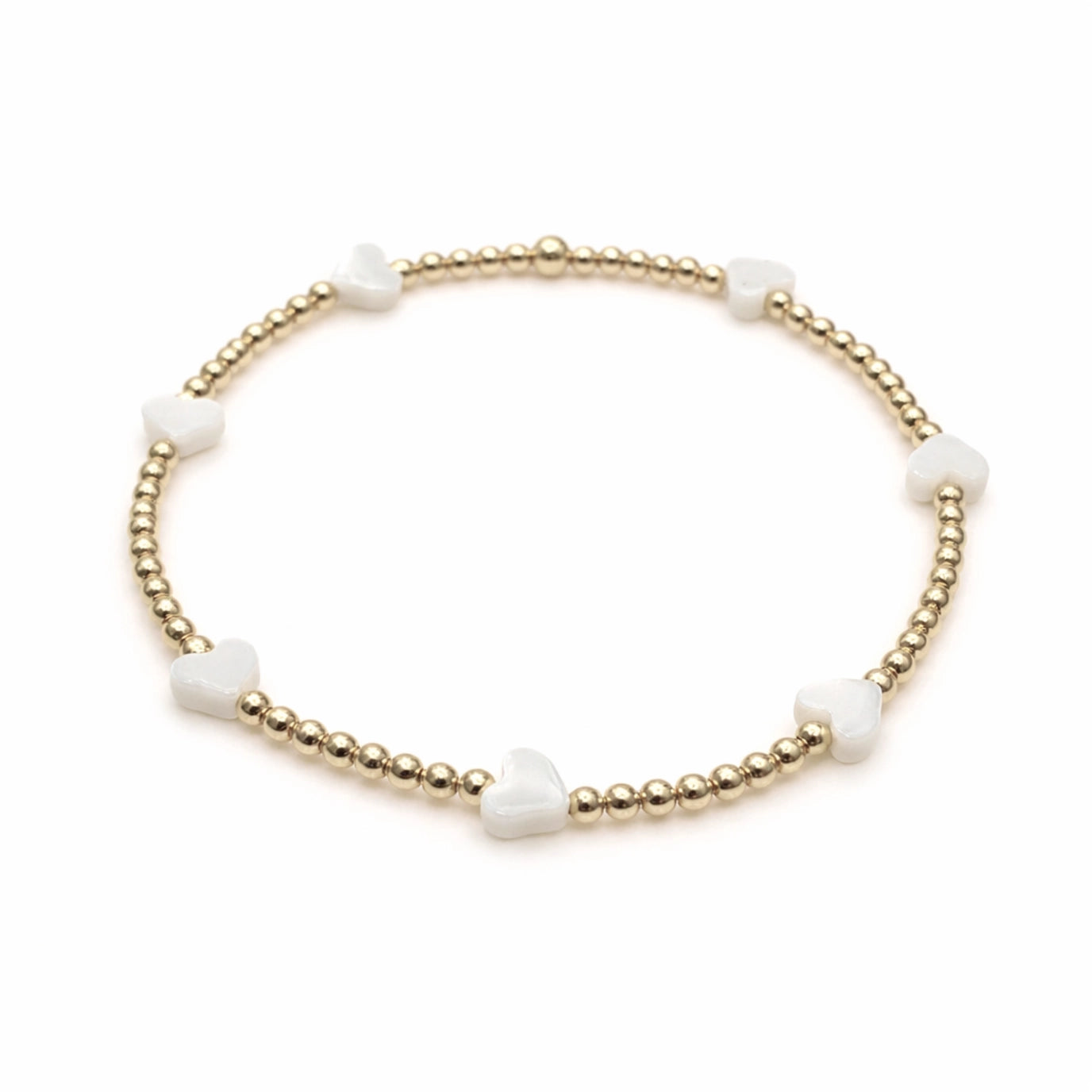 The Love Bracelet in White Mother of Pearl