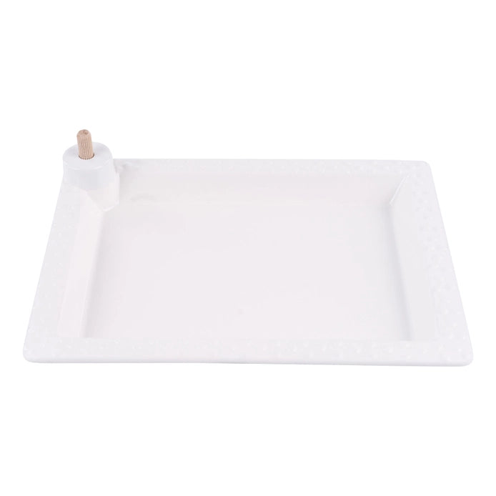 White Rectangular Platter