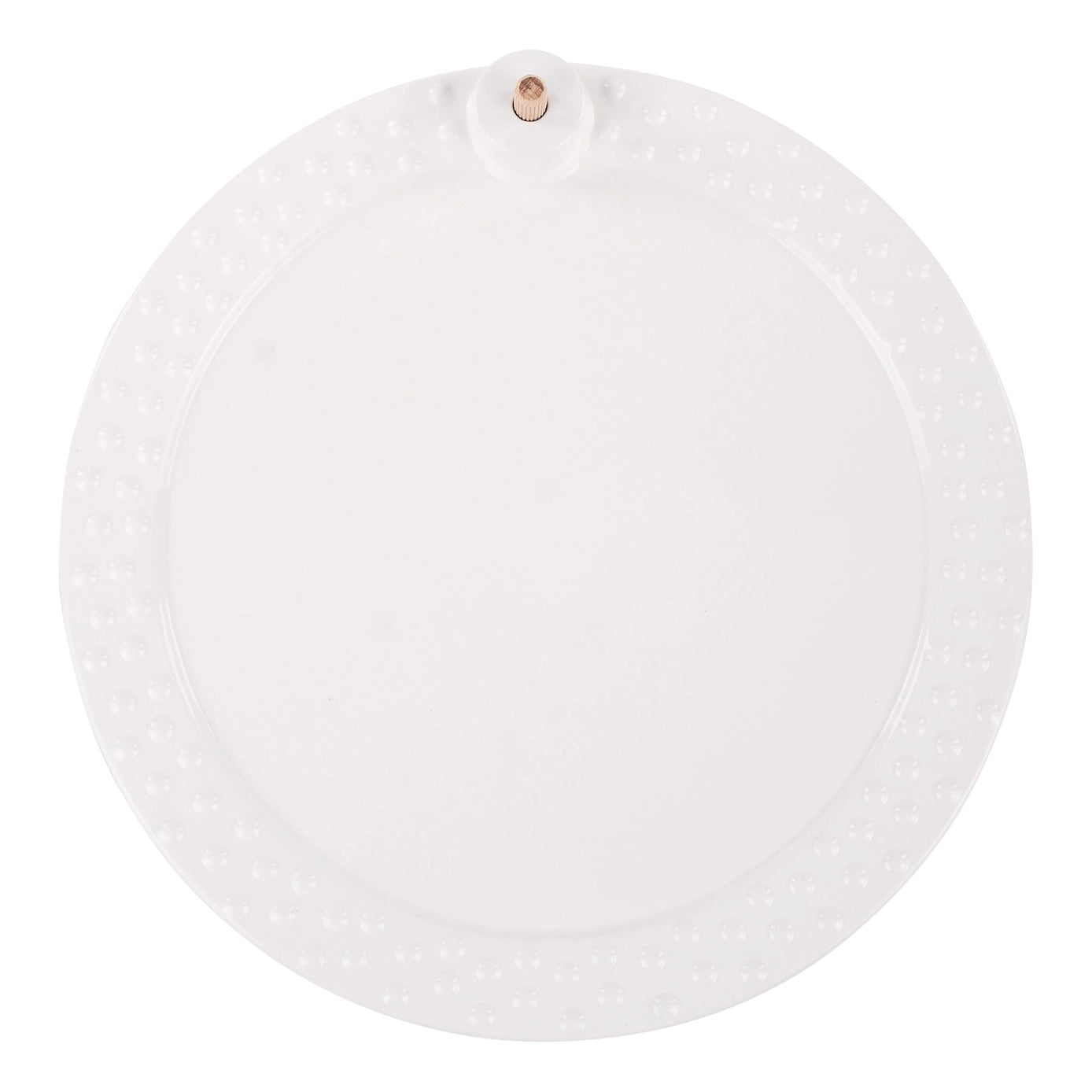 Glory Haus White Round Platter