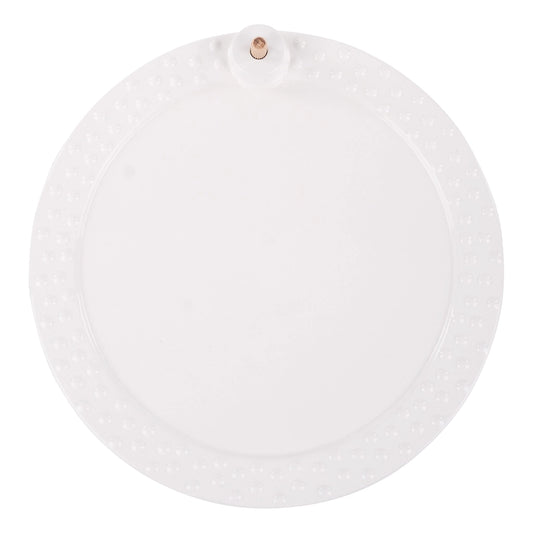 Glory Haus White Round Platter