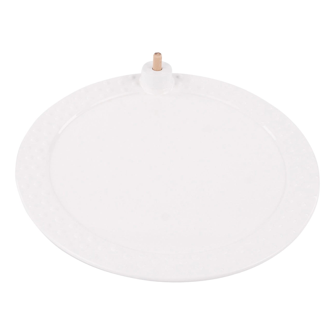 Glory Haus White Round Platter