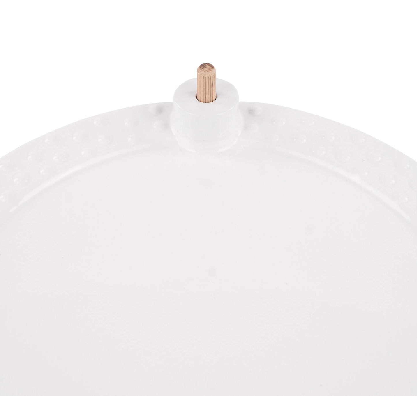 Glory Haus White Round Platter