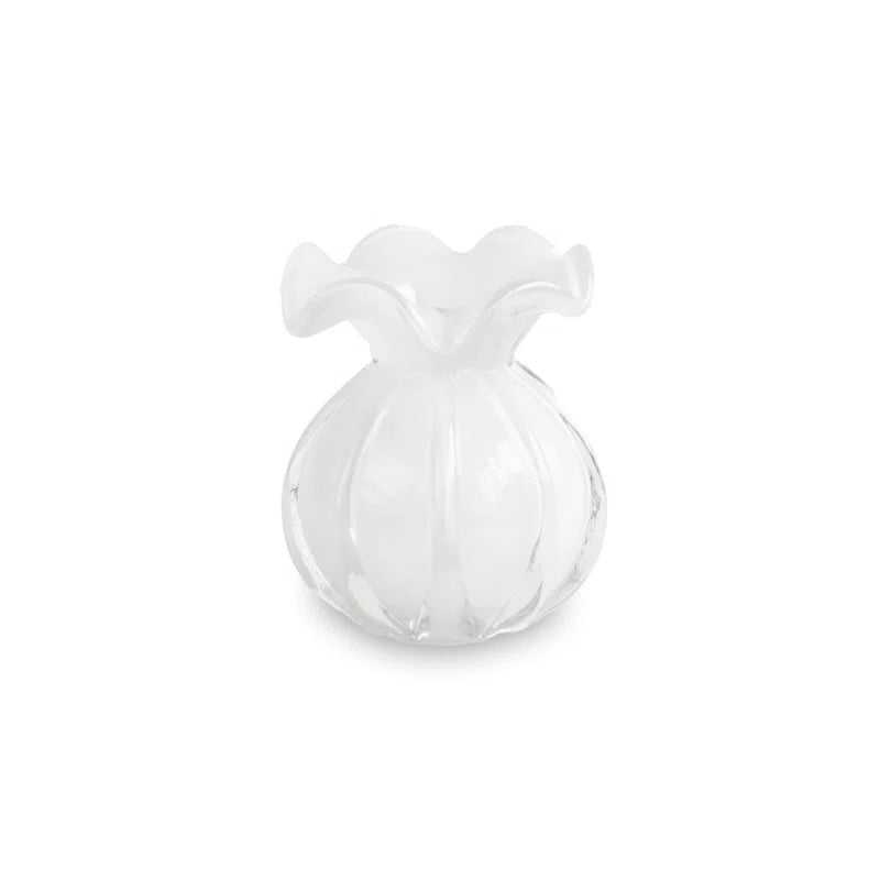 Glass Vento Small Round Bud Vase