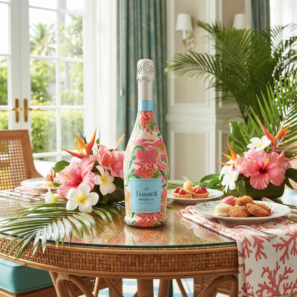 Beau Bottles Wild Savannah Prosecco Bottle Wrap