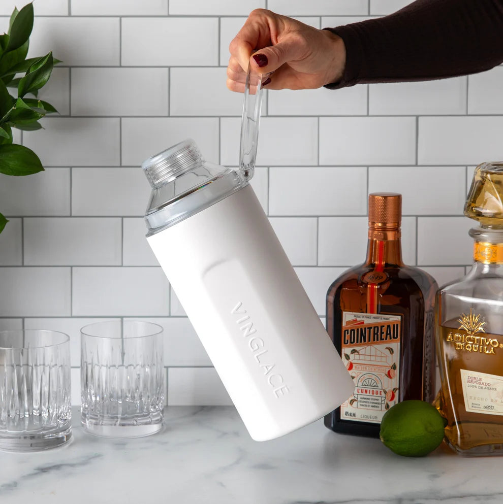 Vinglacé Wine Chiller Leak Proof Lid Converter with Glass Insert