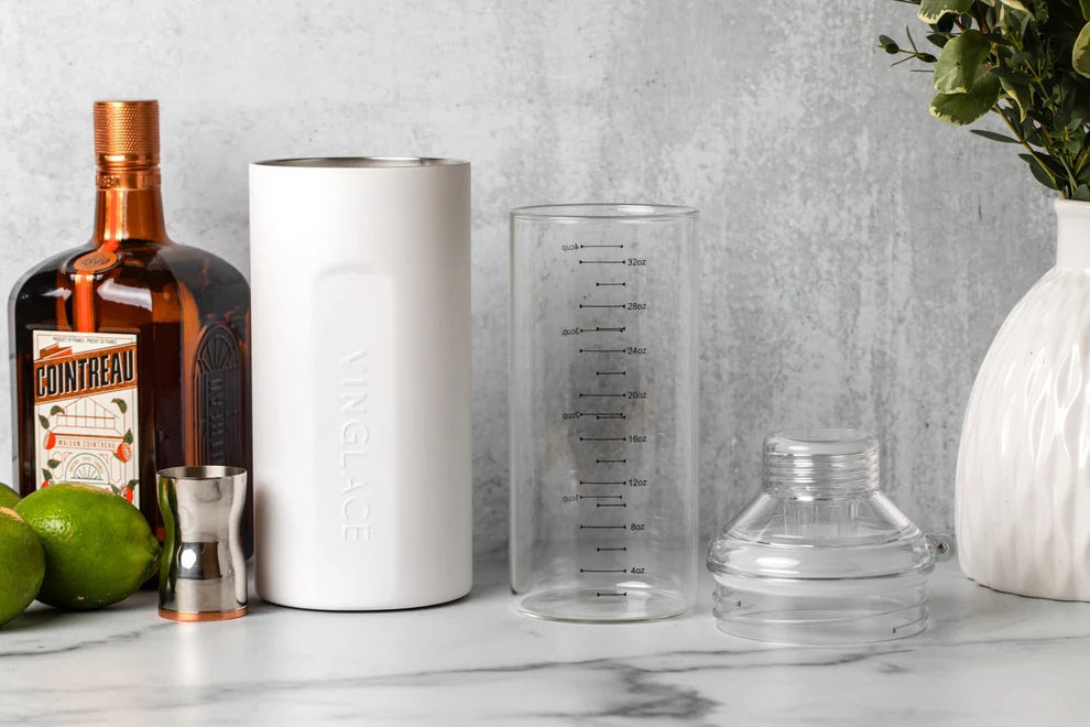 Vinglacé Wine Chiller Leak Proof Lid Converter with Glass Insert