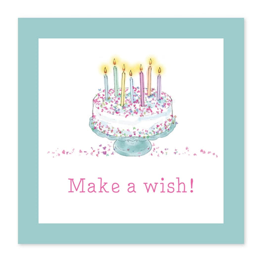 Make A Wish Square Enclosure Cards