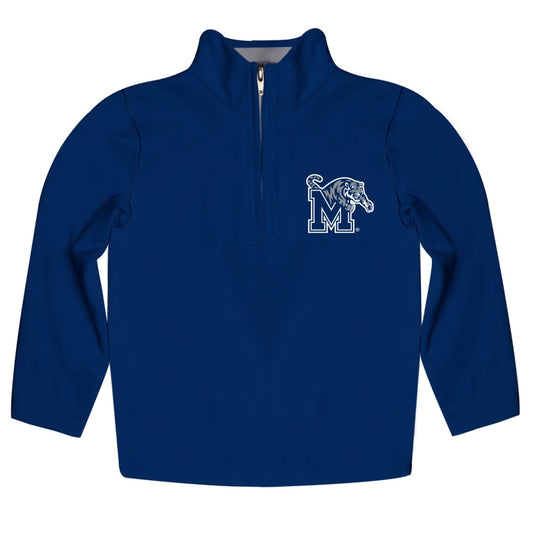 Memphis Tigers Logo & Mascot Womens Quarter Zip Pullover