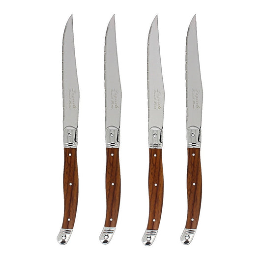 Laguiole Wood Grain Steak Knives