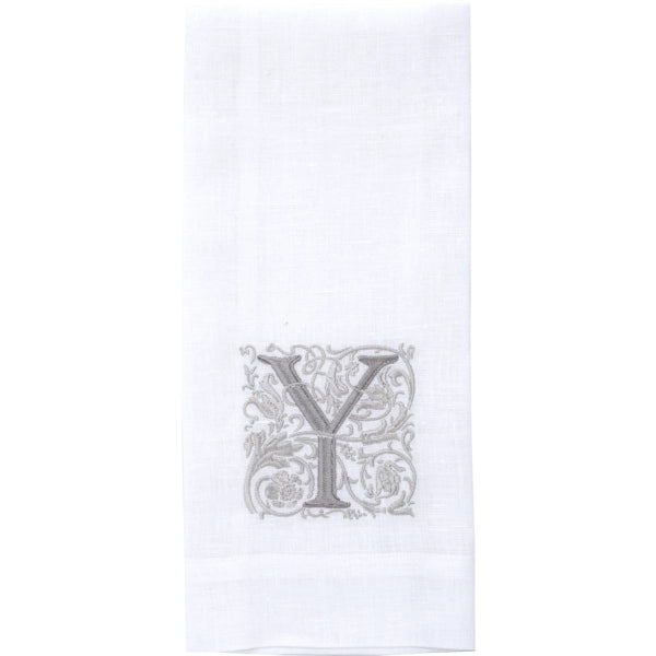 Monogram Linen Towel