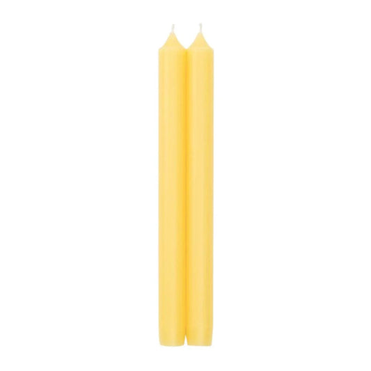 Yellow Crown Candle Set of 2