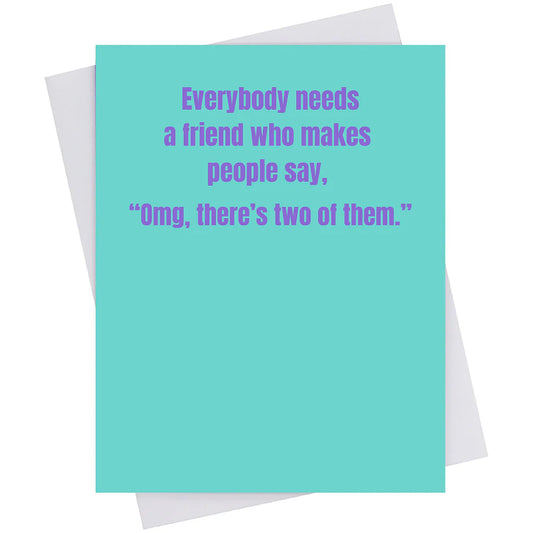 There’s Two of Them Greeting Card