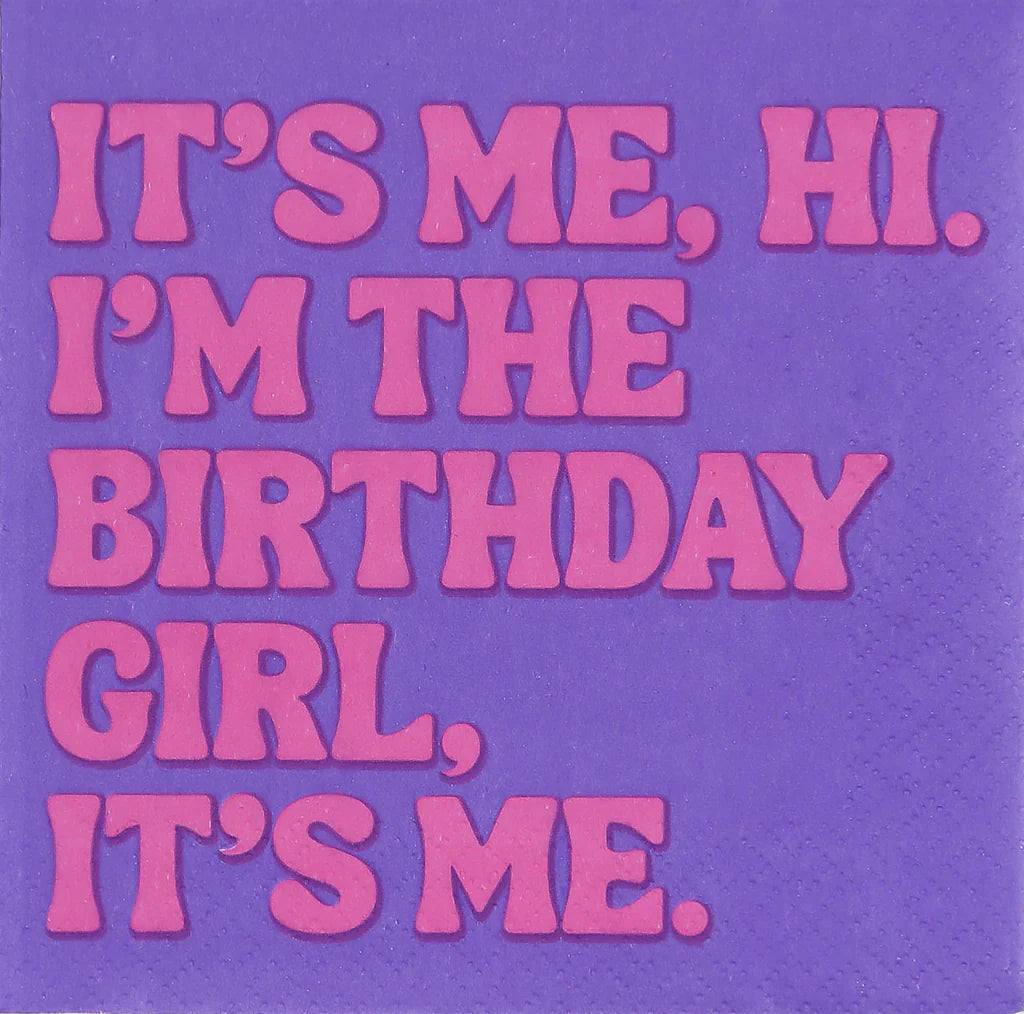 I'm The Birthday Girl Napkin