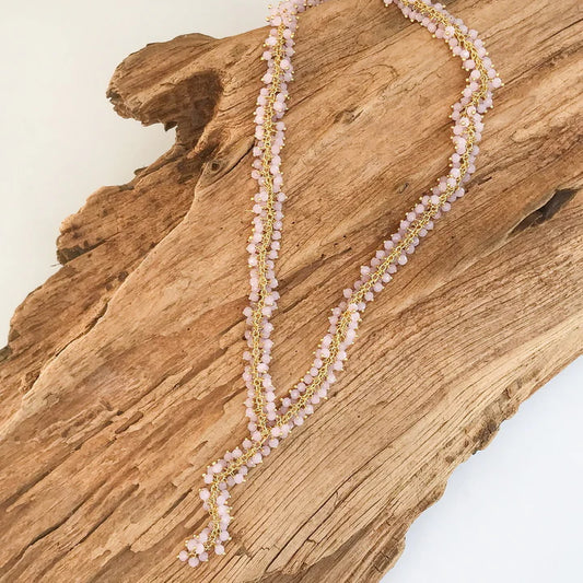 Medium Cluster Rosary Drop Necklace