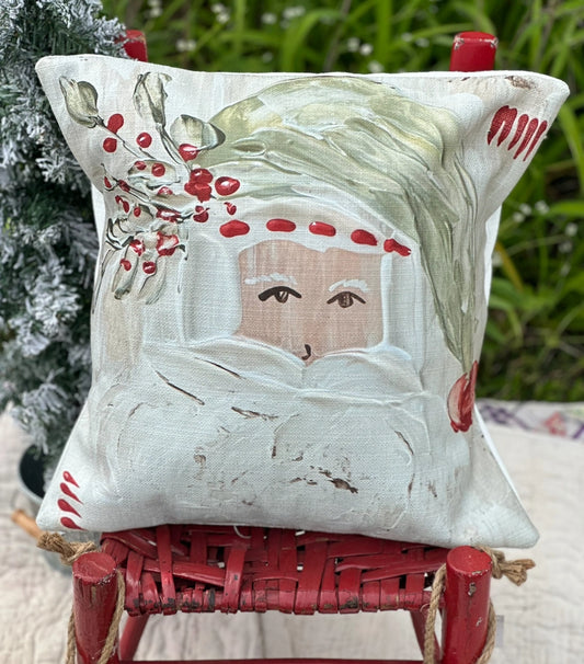Red Santa Pillow