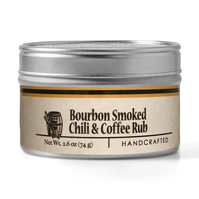 Bourbon Smoked Chili and Coffee Rub