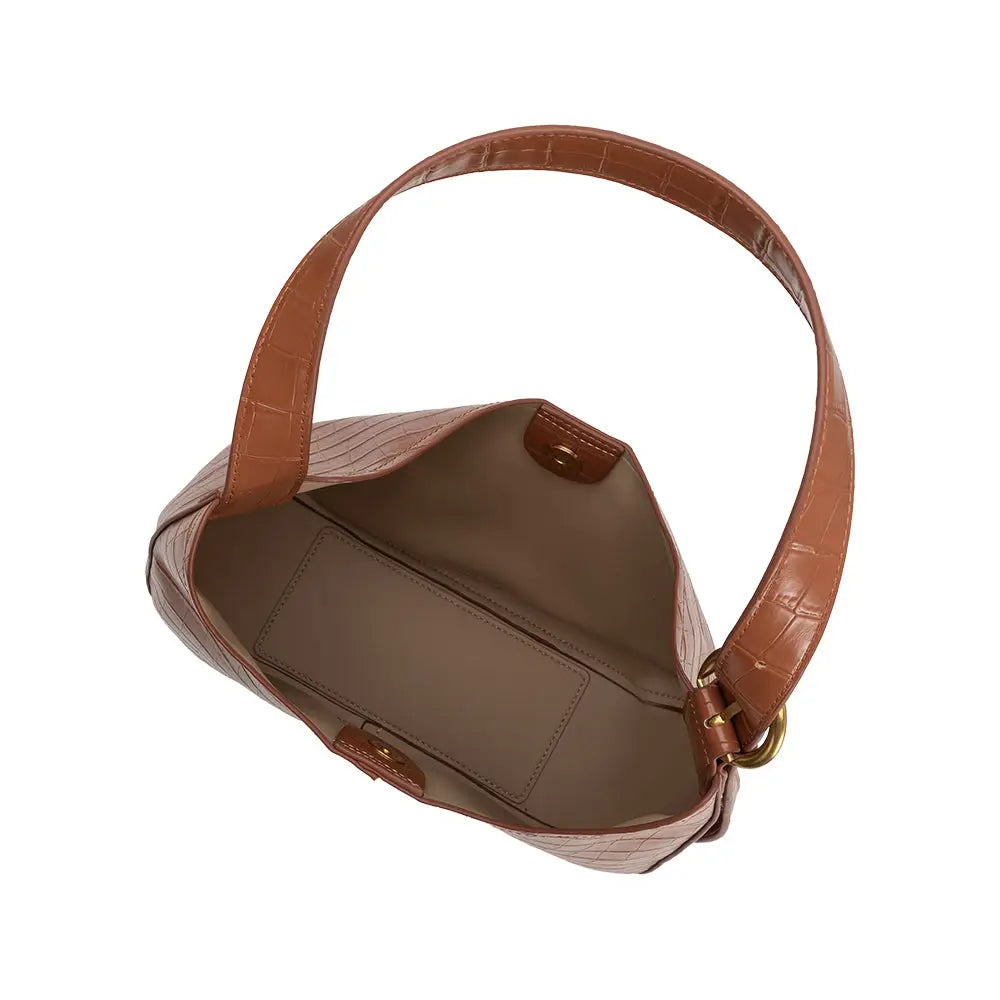 Stefanie Camel Shoulder Bag