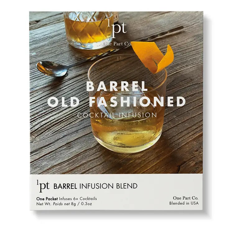 1pt Barrel Old Fashioned Cocktail Pack