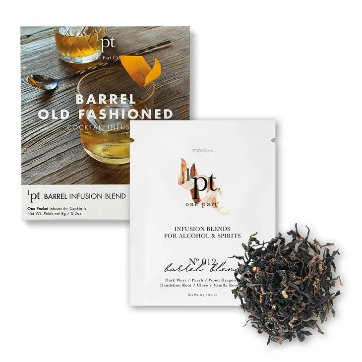 1pt Barrel Old Fashioned Cocktail Pack