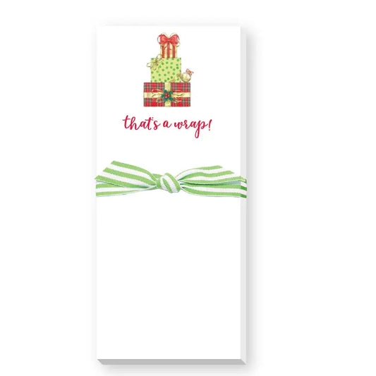 Christmas Skinnie Notepad