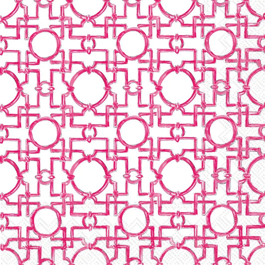 Pink Aiko Paper Cocktail Napkins