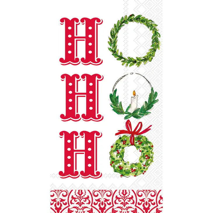 Ho Ho Ho Christmas Guest Towel Napkins