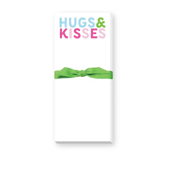 Hugs and Kisses Skinnie Notepad