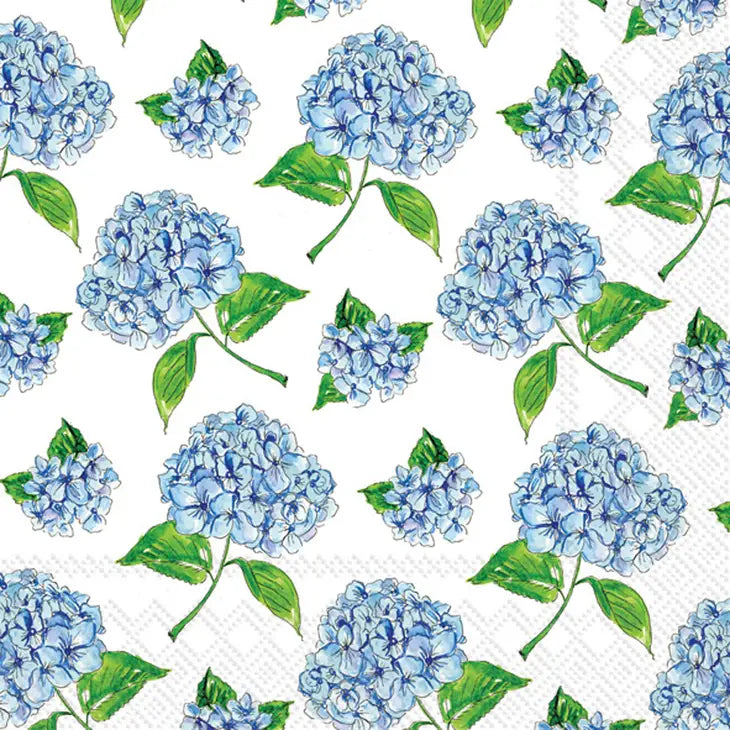 Hydrangea Paper Lunch Napkins