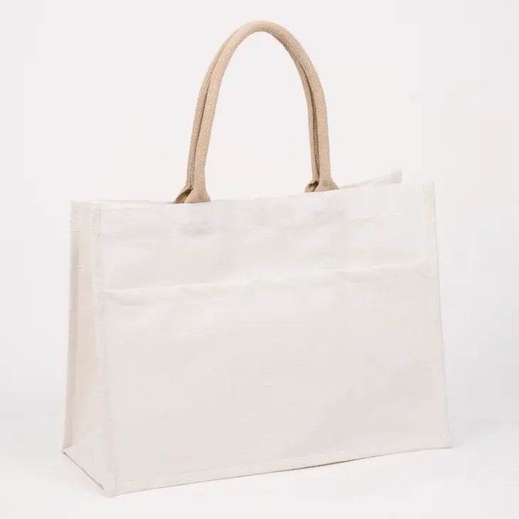 Jute Pocket Tote