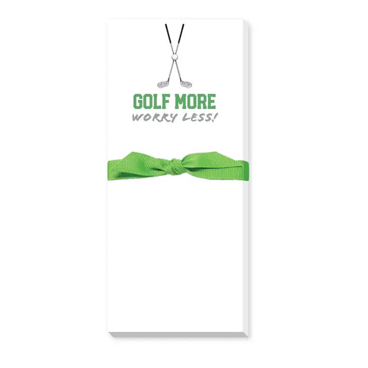 Worry Less Skinnie Notepad